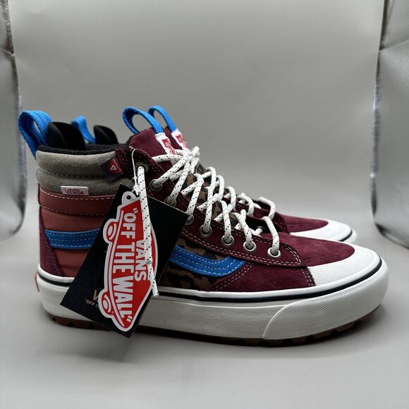 Vans Other - Vans Sk8-Hi MTE 2 Sneaker Pomegranate Leopard VN0A5HZZA0B Size Mens 8 Womens 9.5